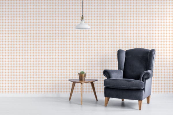Retro geometric polka dot wallpaper for walls