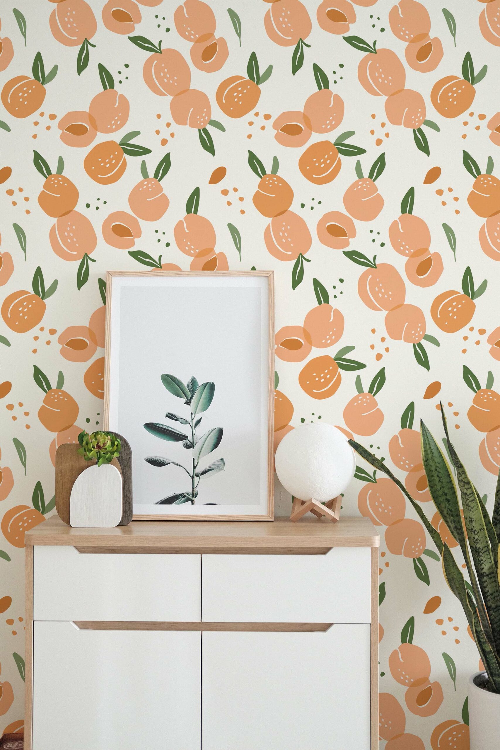 peach color wallpaper
