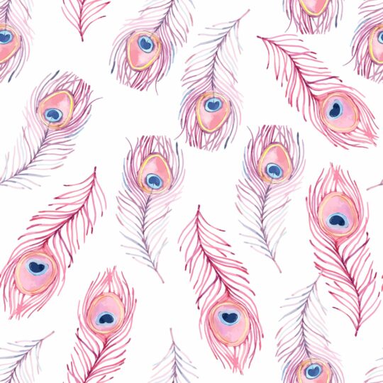 Peacock feather removable wallpaper