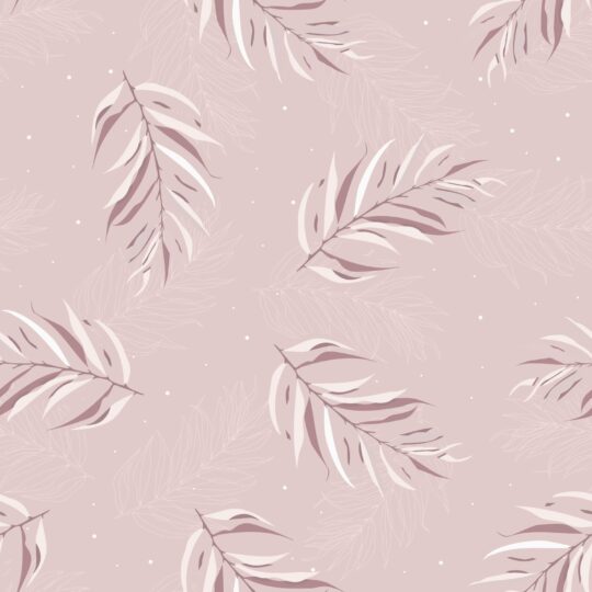 Pink boho leaf removable wallpaper