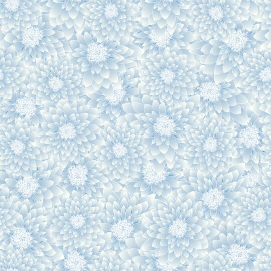 Blue chrysanthemum removable wallpaper