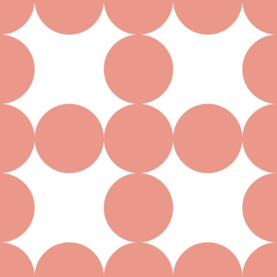 Geometric circle removable wallpaper