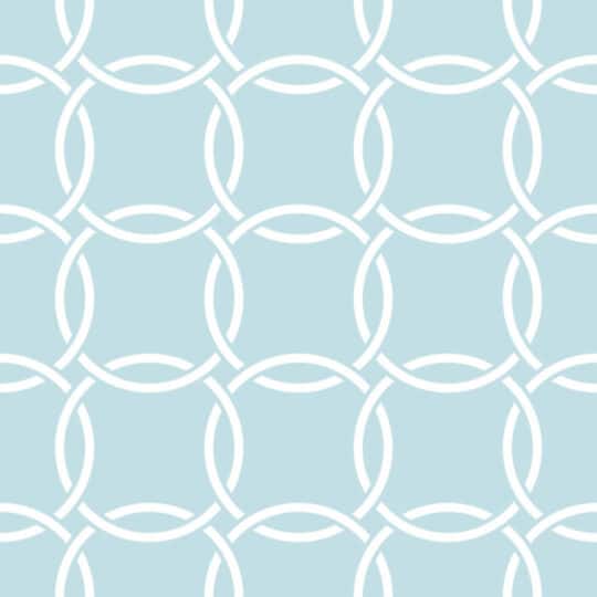 Geometric overlapping circle removable wallpaper