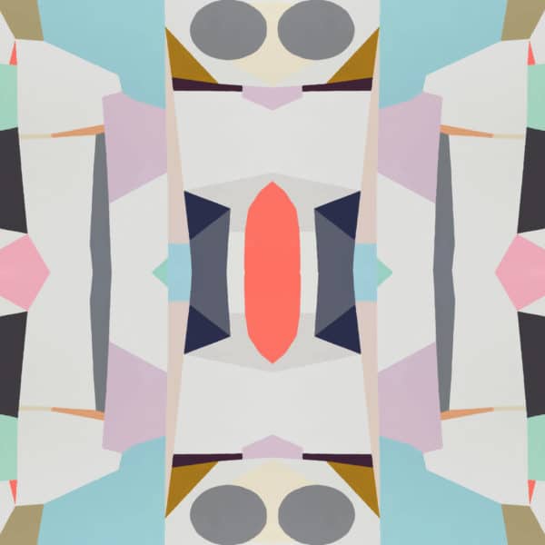 Abstract geometric shapes removable wallpaper
