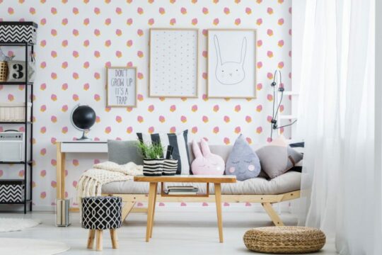 Cupcake peel stick wallpaper
