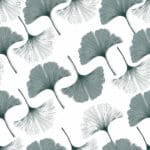 Ginkgo leaf wallpaper - Peel and Stick or Non-Pasted