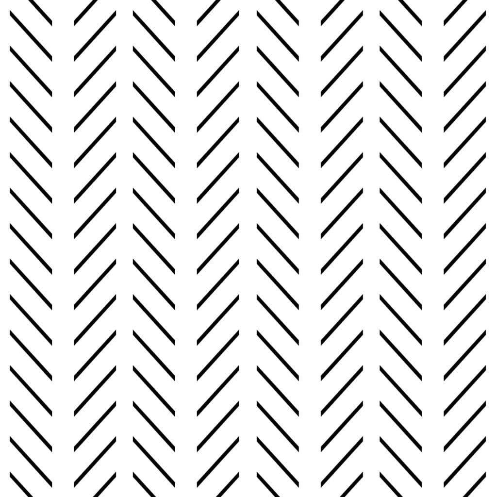 Black and white herringbone Wallpaper - Peel and Stick or Non-Pasted