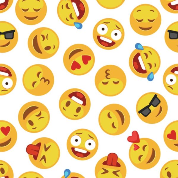 Emoji removable wallpaper