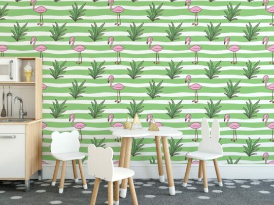 Flamingo temporary wallpaper