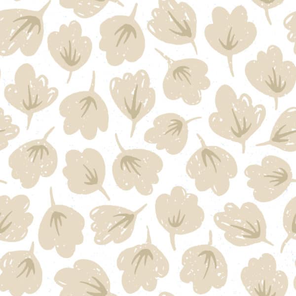 beige leaf peel and stick or non-pasted wallpaper