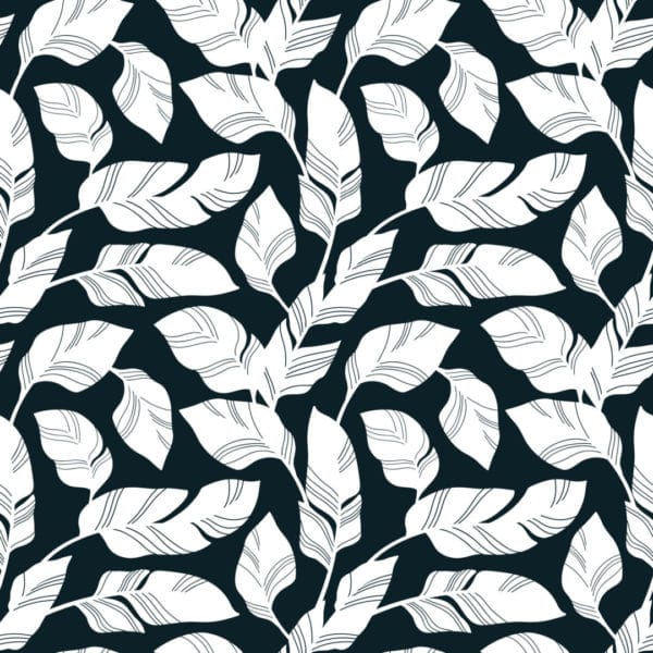 black and white leaf pattern wallpaper peel and stick