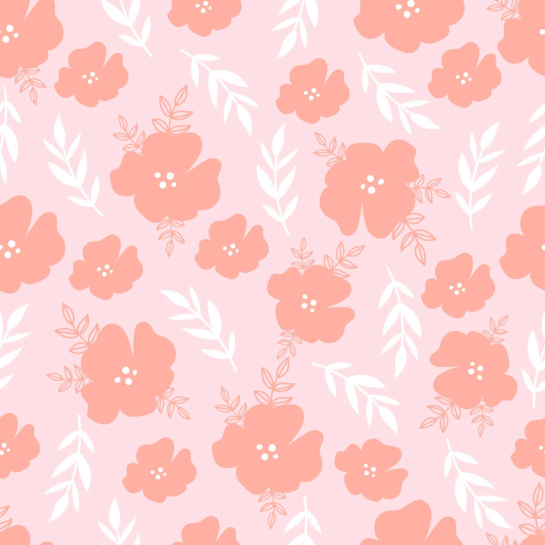 Aesthetic hibiscus floral wallpaper - Peel and Stick or Non-Pasted
