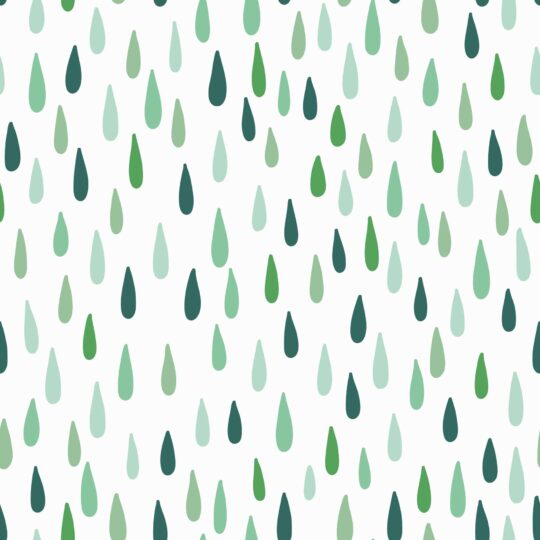 Minimalist green drops removable wallpaper