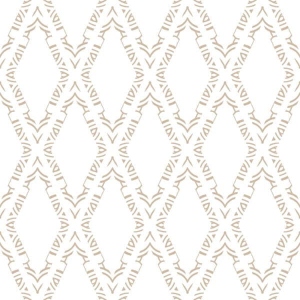 vanilla ornamental diamond peel and stick wallpaper