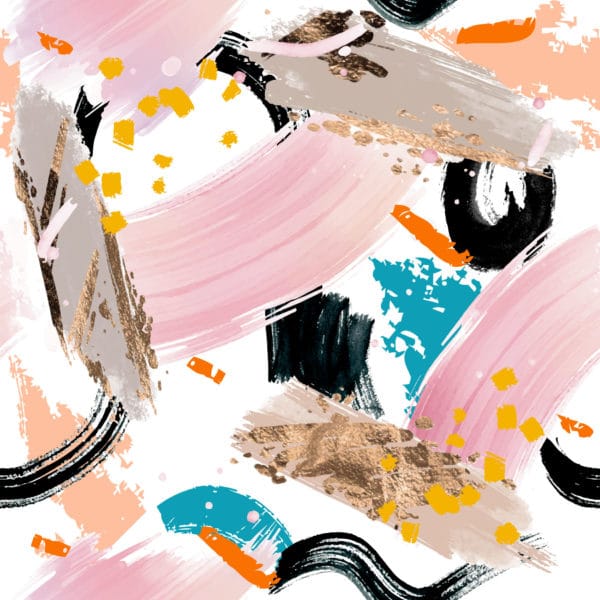 Abstract paint brush stroke removable wallpaper