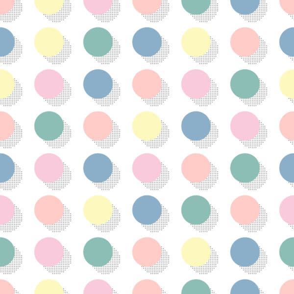 pastel polka dots peel stick wallpaper
