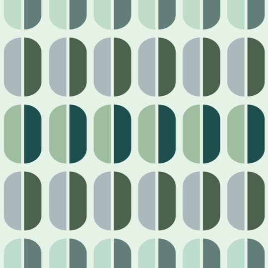 Green pastel retro peel and stick wallpaper