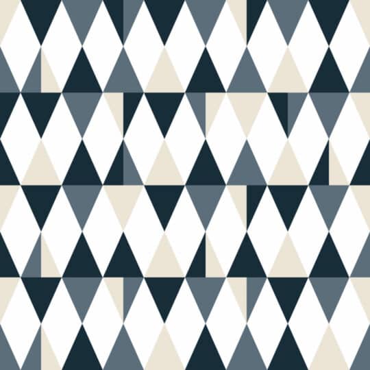 Geometric rhombus and triangle removable wallpaper