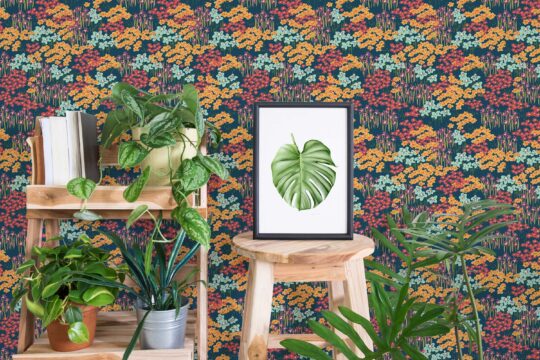 colorful picturesque unpasted wallpaper
