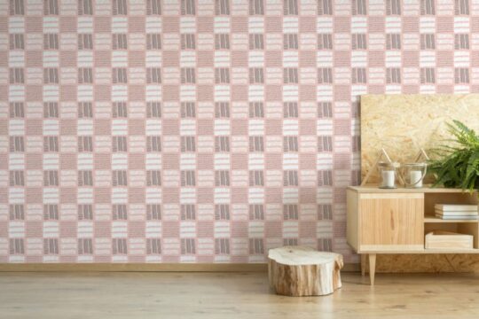Geometric boho temporary wallpaper