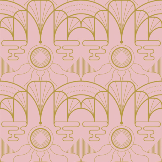 Art Deco Diamond Pattern Wallpaper for Walls | Art Deco City