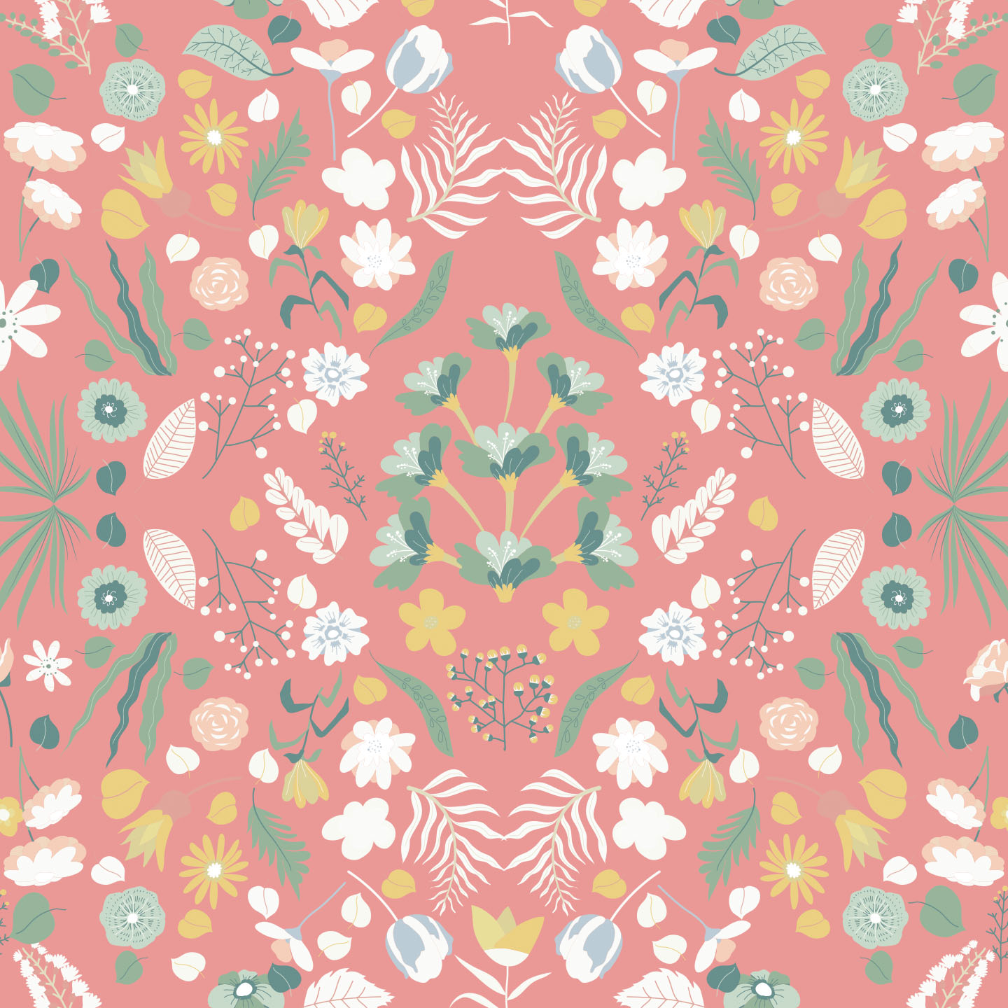 Floral wallpapers - Peel and Stick or Non-Pasted | Save 25%