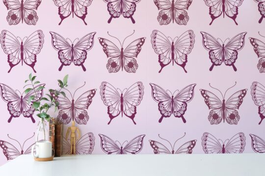 butterfly peel and stick wallpaper