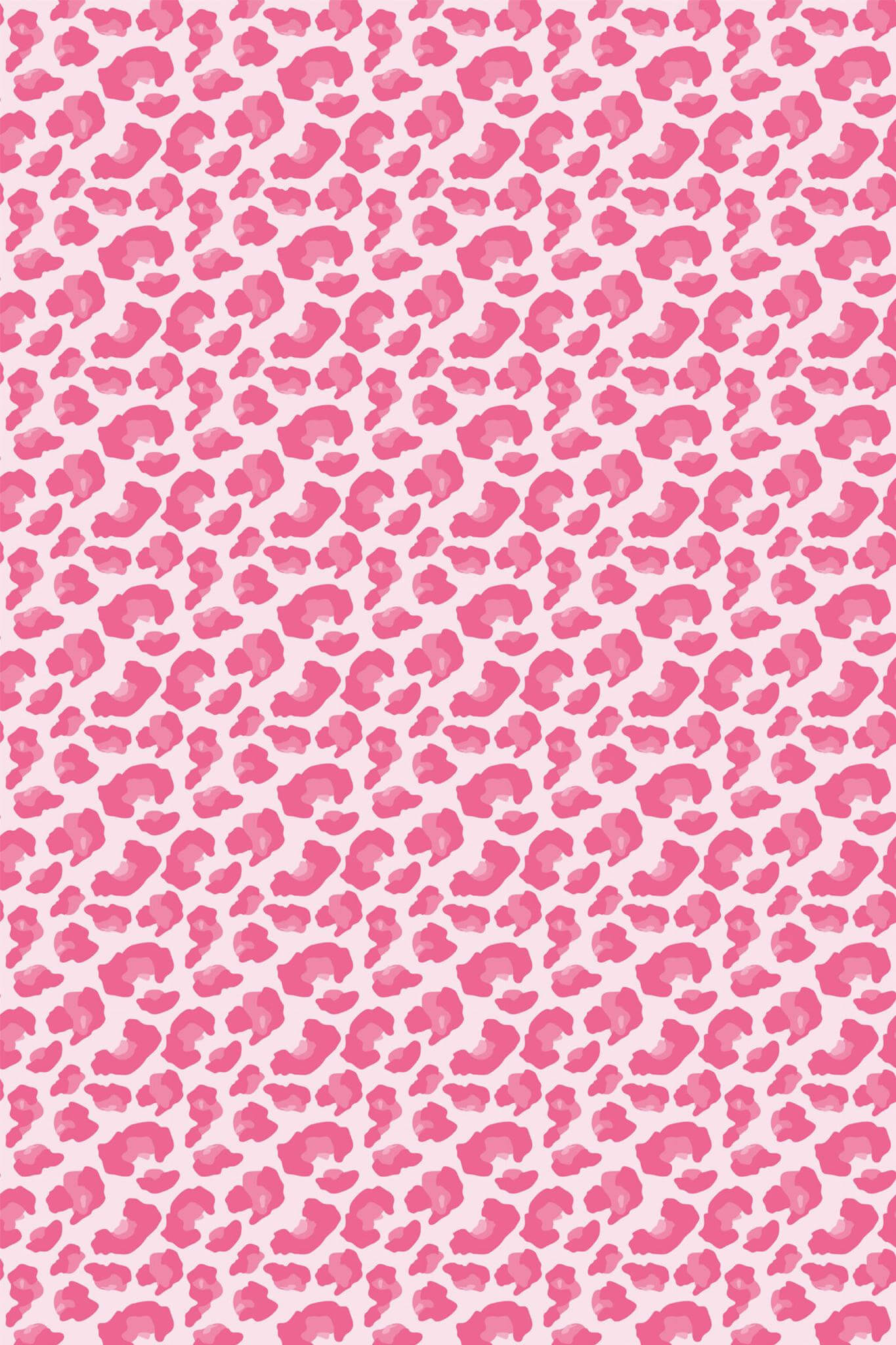 Pink cheetah print Wallpaper - Peel and Stick or Non-Pasted