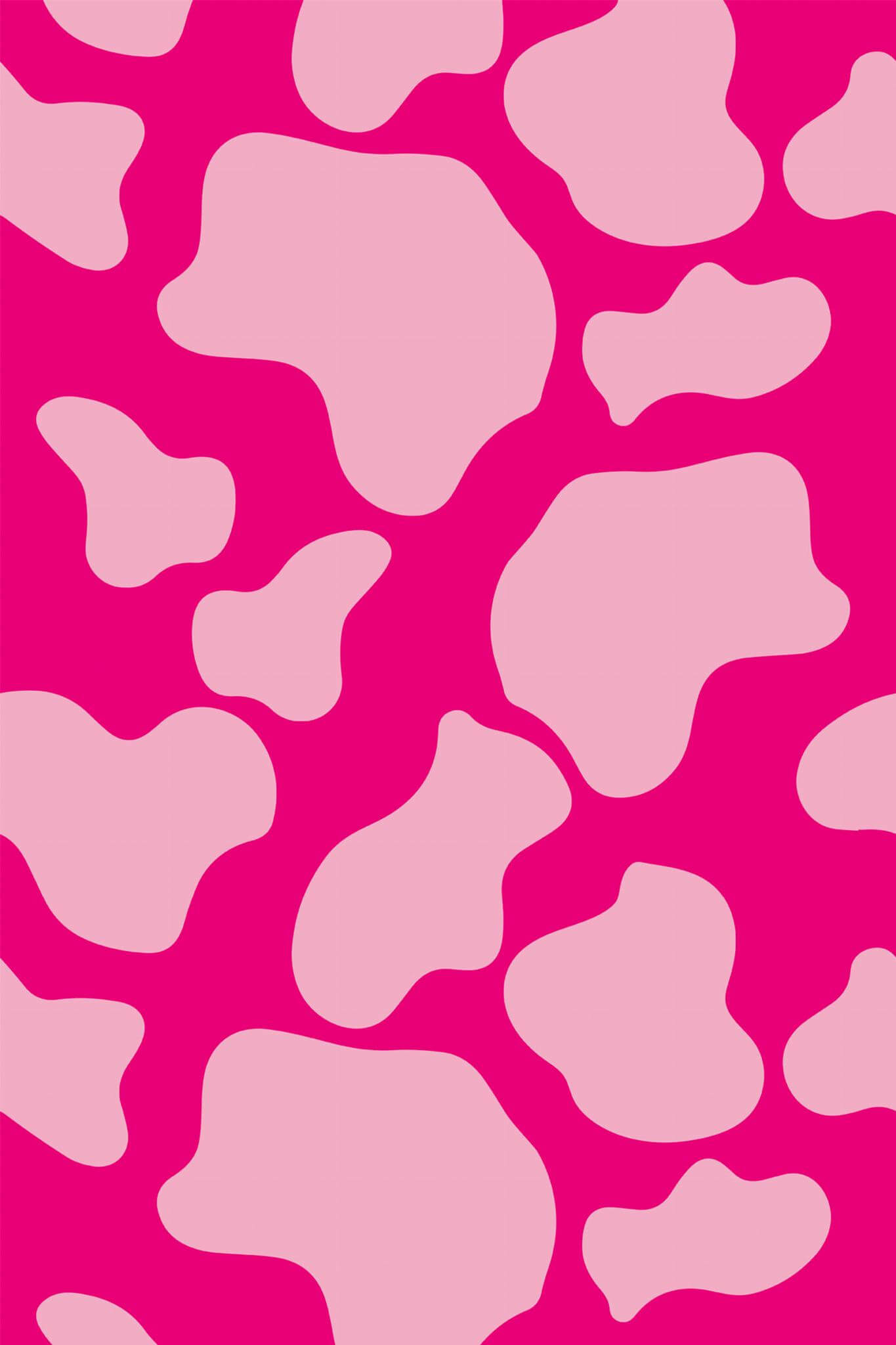 Pink cow pattern