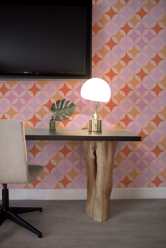 Pink Essence unpasted wallpaper by Fancy Walls