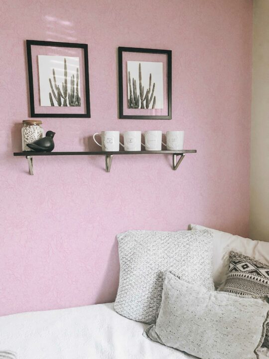 Pink Peonies self-adhesive wallpaper by Fancy Walls