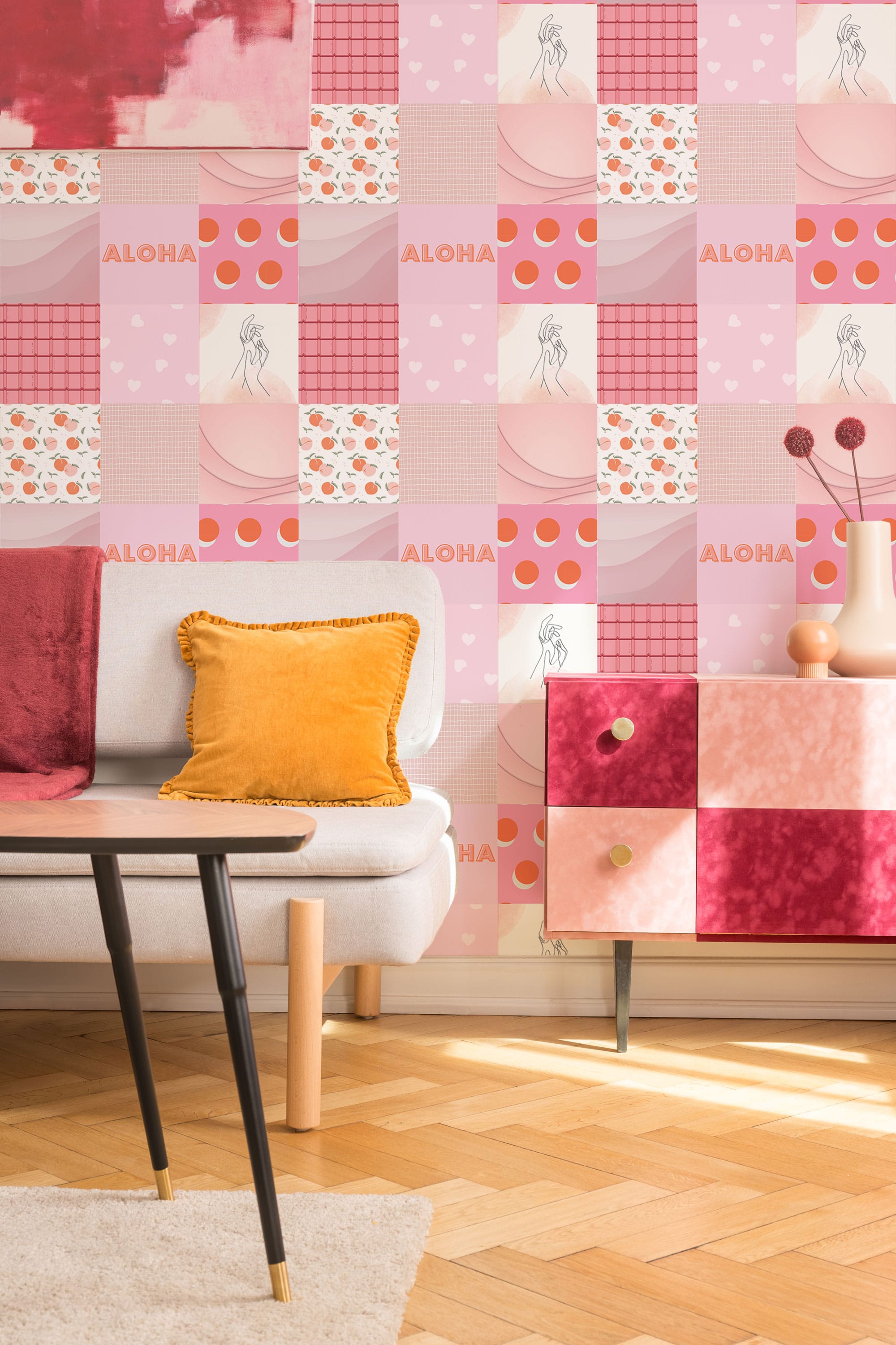 Pink Peel and Stick Removable Wallpaper  2023 Designs