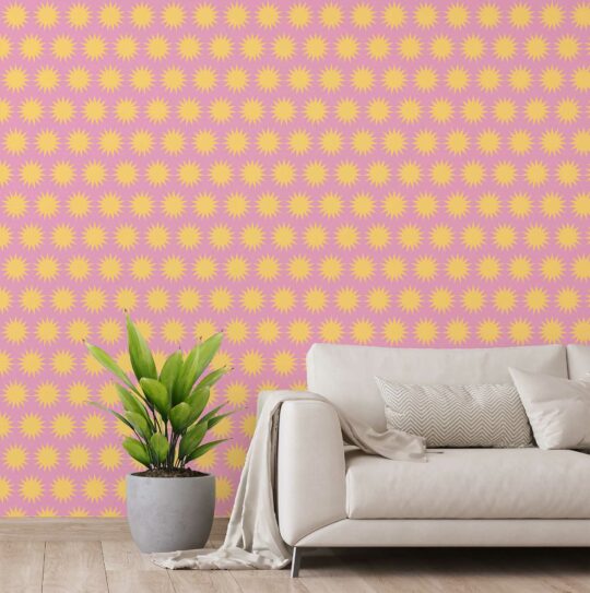 pink stick and peel wallpaper