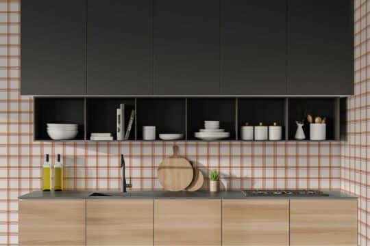 eclectic plaid non-pasted wallpaper