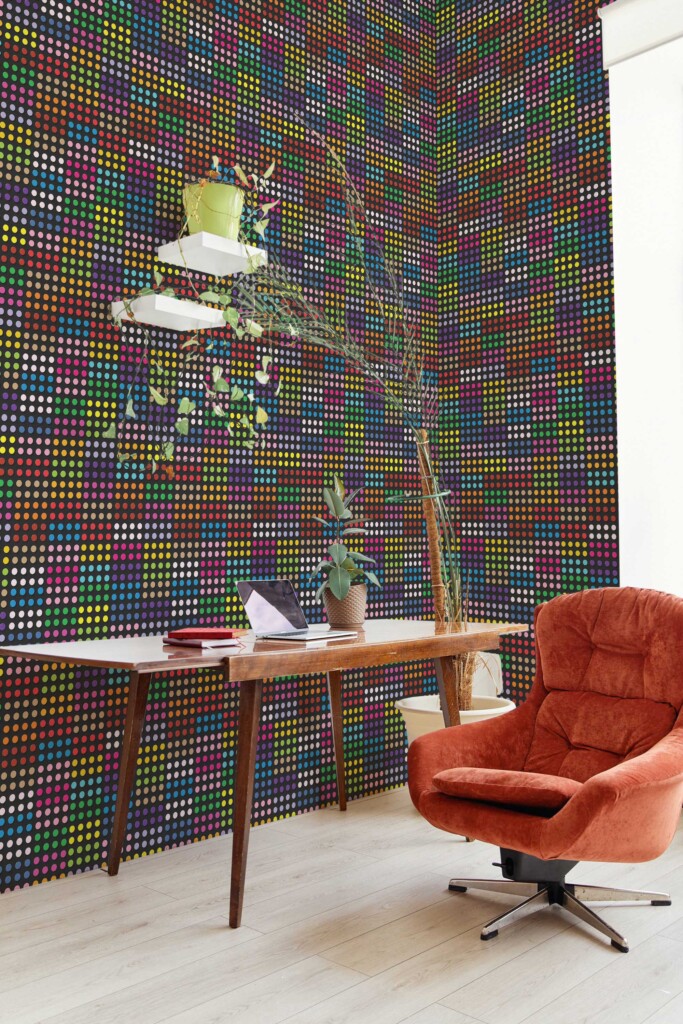 Eclectic style self-adhesive wallpaper from Fancy Walls