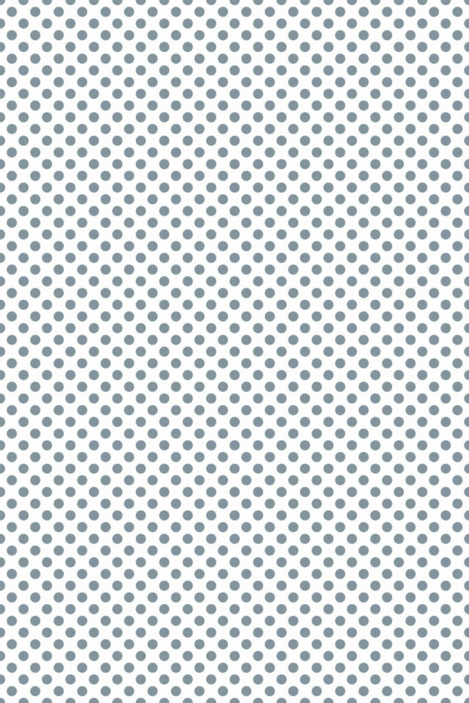 Pattern repeat of Polka dot removable wallpaper design