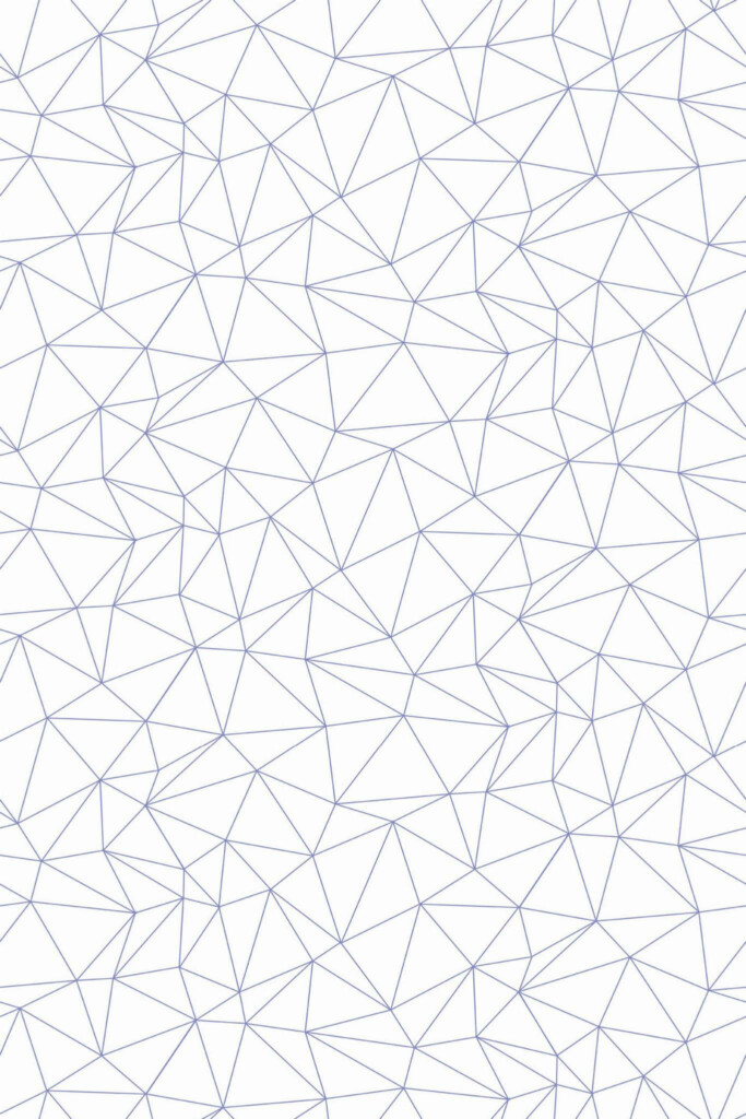 Pattern repeat of Polygon removable wallpaper design