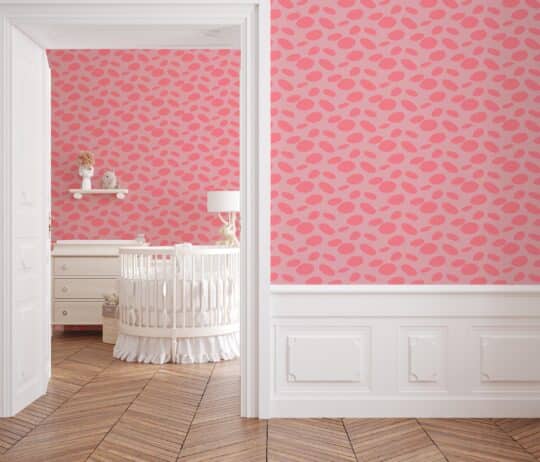 pink stick and peel wallpaper