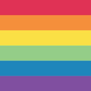 Rainbow pride flag wallpaper - Peel and Stick or Traditional