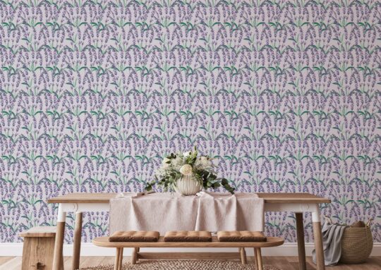 purple powder room peel and stick removable wallpaper