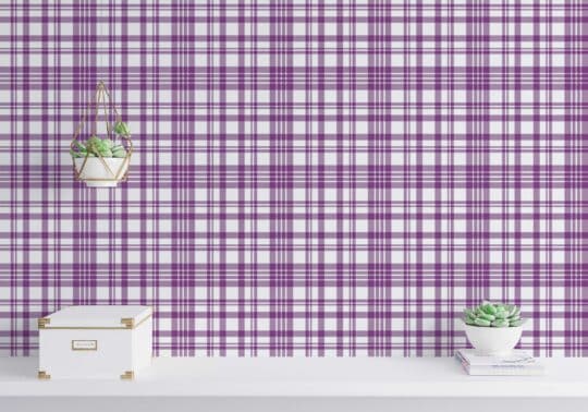 purple hallway/entryway peel and stick removable wallpaper