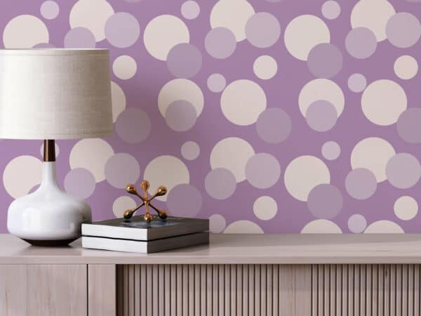 polka dot peel and stick wallpaper