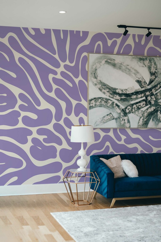 Wall mural peel and stick featuring Vibrant Form in Funky style by Fancy Walls