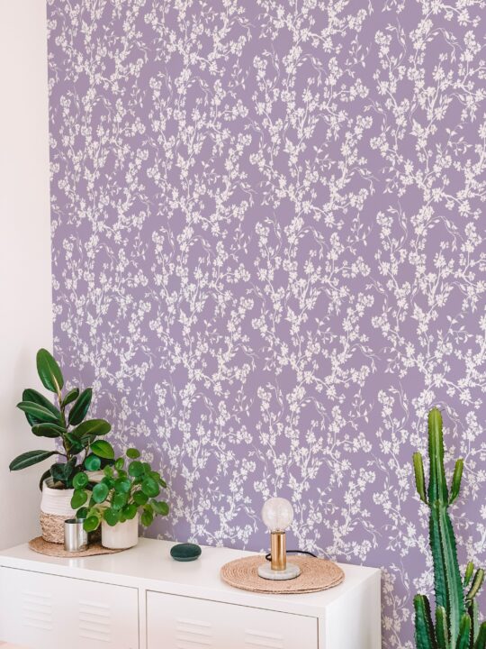 seamless sakura non-pasted wallpaper
