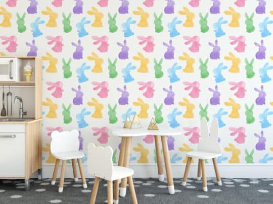 colorful nursery peel and stick removable wallpaper