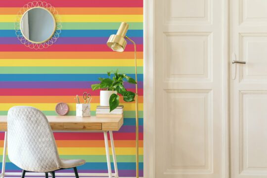 rainbow removable wallpaper