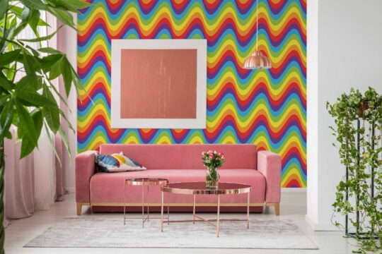 rainbow removable wallpaper