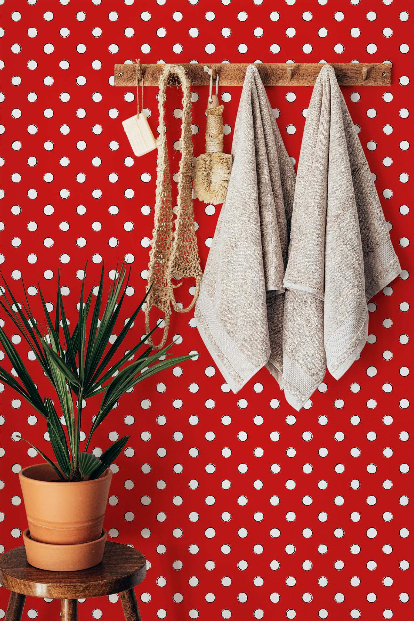 Polka Dot Bathroom Irregular Black Dots Wall Decals Polka Dot Wall
