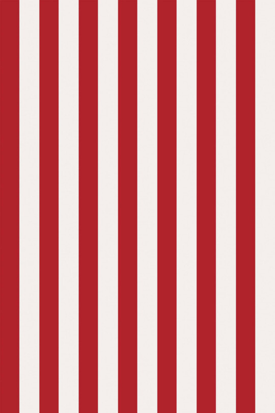 Red and white striped Peel and Stick Wallpaper or Unpasted