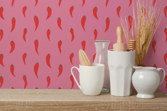 hot pink kitchen peel and stick removable wallpaper